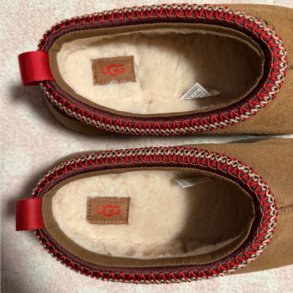 NEW Women’s UGG Tazz II Platform Slide On Slippers - Chestnut- Size 11 - Picture 7 of 8